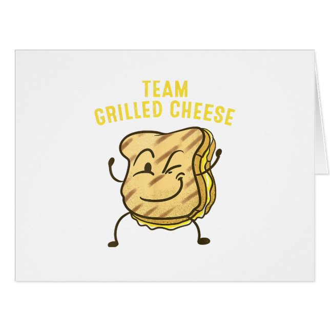 Cool Team Grilled Cheese Gift Funny Squad Toasted  (Front Horizontal)