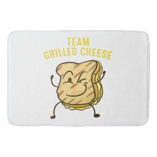 Cool Team Grilled Cheese Gift Funny Squad Toasted  Bath Mat