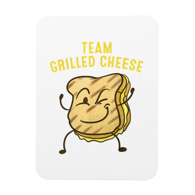 Cool Team Grilled Cheese Gift Funny Squad Toasted  Magnet (Vertical)