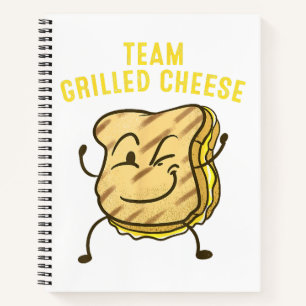 Cool Team Grilled Cheese Gift Funny Squad Toasted Notebook