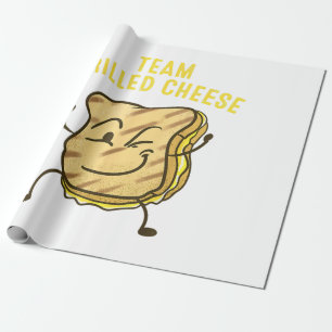 Cool Team Grilled Cheese Gift Funny Squad Toasted Wrapping Paper