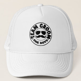 Cool Team Groom Wedding party Trucker Hat