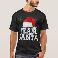 Cool Team Santa Xmas Tree Family Matching Pajamas
