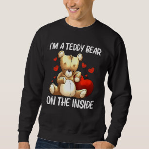 Cool Teddy Bear For Men Women Plush Stuffed Toy An Sweatshirt
