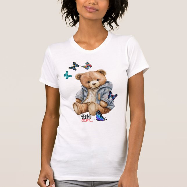Cool Teddy Bear T-Shirt (Front)