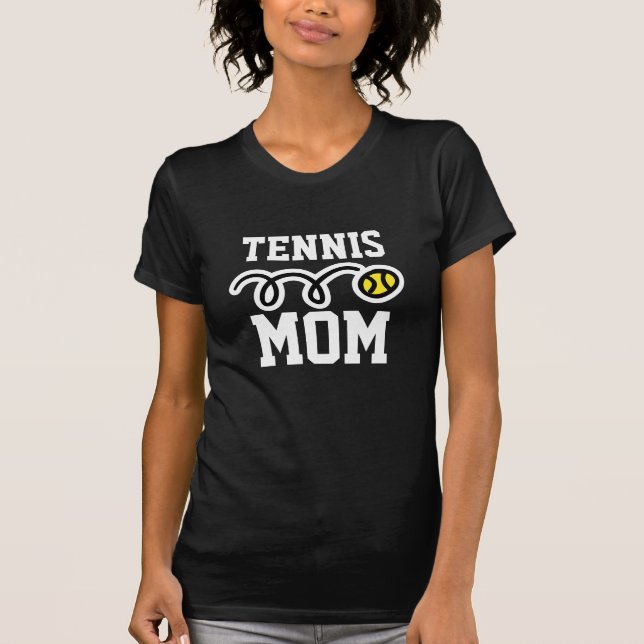 Cool tennis mum t-shirt for women (Front)