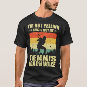 Cool Tennis Player For Men Women Team Tennis Coach T-Shirt
