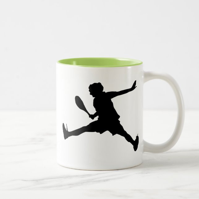 Cool Tennis Two-Tone Coffee Mug (Right)