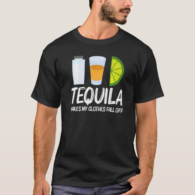 Cool Tequila For Men Women Lime Salt Alcoholic Liq T-Shirt (Front)