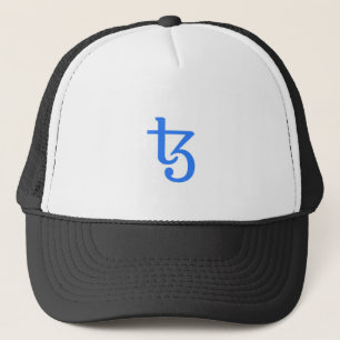 Cool Tezos Cryptocurrency Coin Sign Trucker Hat