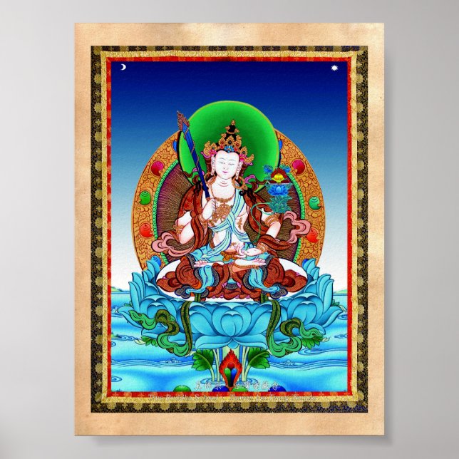 Cool thangka Akasagarbha Bodhisattva Mahasattva Poster (Front)