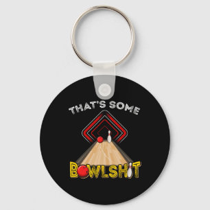 Cool That's Some Bowl Funny Bowling Gift Men Women Key Ring