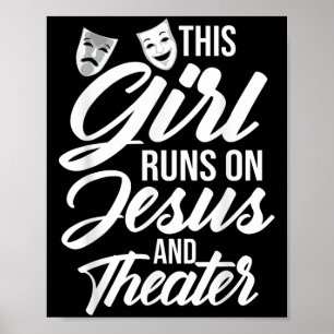 Cool Theater Art For Women Girls Musical Broadway Poster