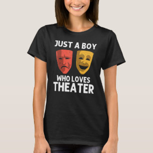 Cool Theater For Boys Kids Broadway Musical Theatr T-Shirt