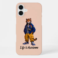 Cool Tiger in Streetwear Art - Urban Style Tiger