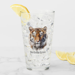 Cool tiger lovers jungle glass