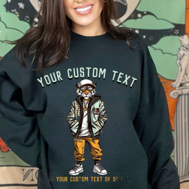 Cool Tiger Stylish Animal Fashion Sweatshirt (Creator Uploaded)