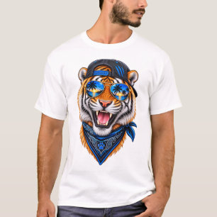 Cool Tiger with Sunglasses – Wild Style T-Shirt