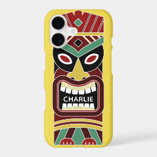 Cool Tiki Totem custom name & colour phone cases