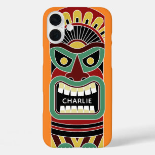 Cool Tiki Totem custom name & colour phone cases
