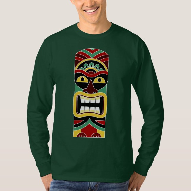 Cool Tiki Totem shirts & jackets (Front)