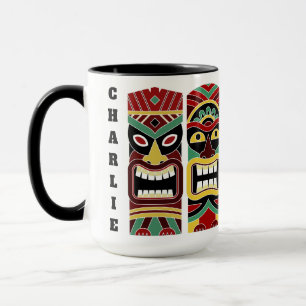 Cool Tiki Totems custom name mugs