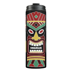 Cool Tiki Totems custom name tumbler