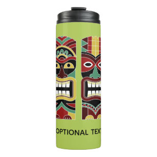 Cool Tiki Totems custom text & colour tumbler