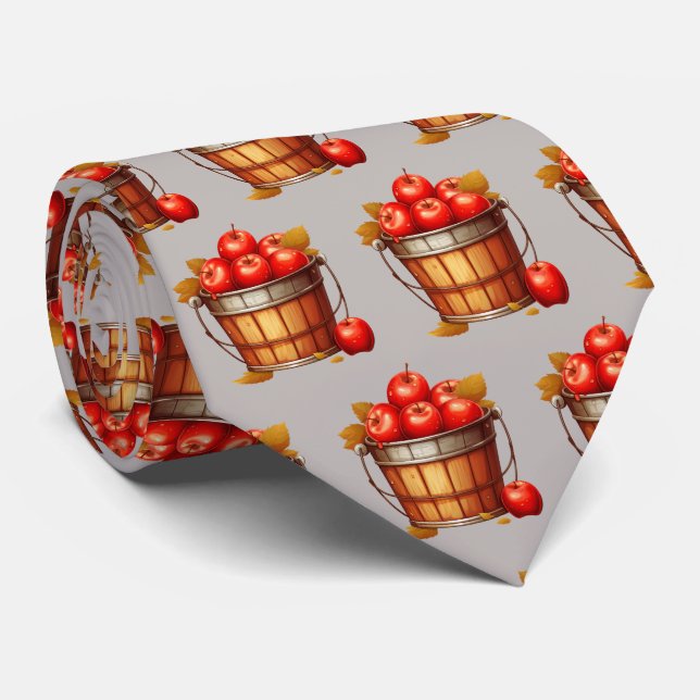Cool tiled apple pattern fruit tie (Rolled)
