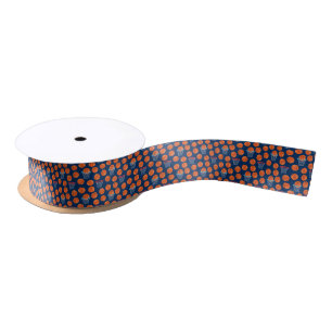 cool tiled basketball sports pattern party  satin ribbon