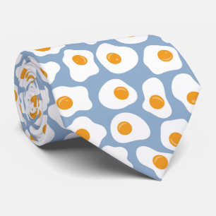 cool tiled breakfast egg pattern tie