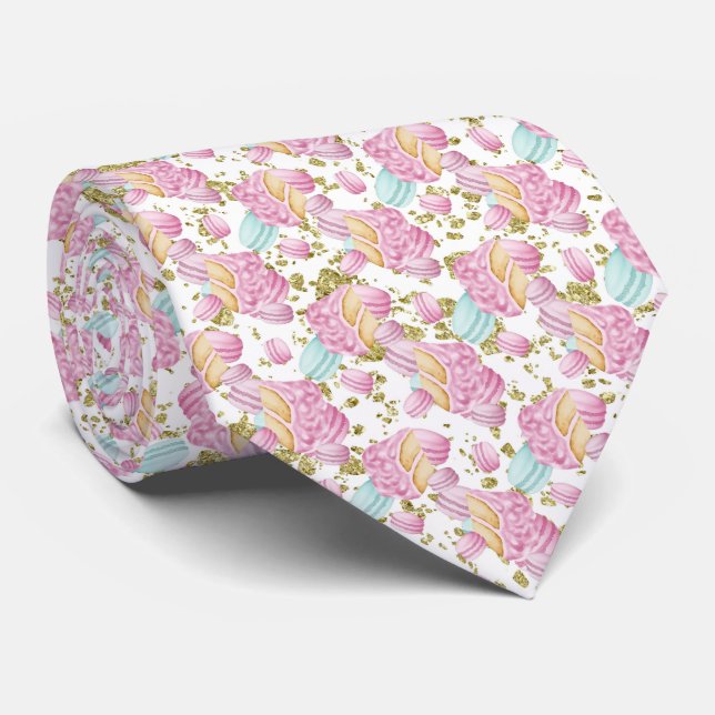 cool tiled cake pattern tie (Rolled)