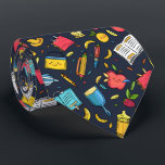 Cool tiled School pattern Teacher  Tie<br><div class="desc">Cool tiled School pattern Teacher neck tie</div>