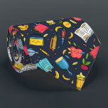 Cool tiled School pattern Teacher  Tie<br><div class="desc">Cool tiled School pattern Teacher neck tie</div>