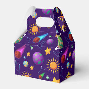 Cool tiled space galaxy lovers favour box