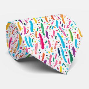 Cool tiled sprinkle pattern bakery tie