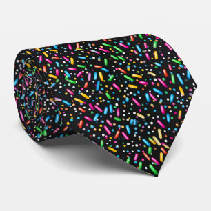 Cool tiled sprinkle pattern bakery tie