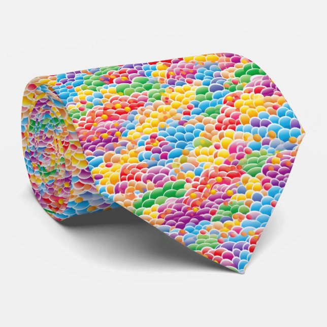 Cool tiled sprinkle pattern bakery  tie (Rolled)