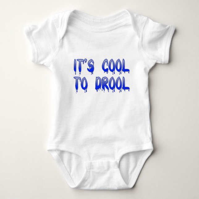 Cool To Drool Baby Infant Romper Baby Bodysuit (Front)