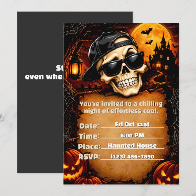 Cool to the Core Invitation (Front/Back)