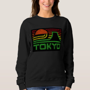 Cool Tokyo Japan Outfit Illustration Graphic Cool  Sweatshirt