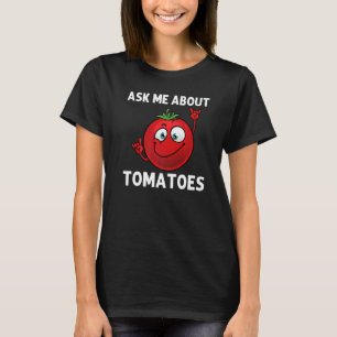 Cool Tomato For Men Women Gardening Farming Vegan T-Shirt