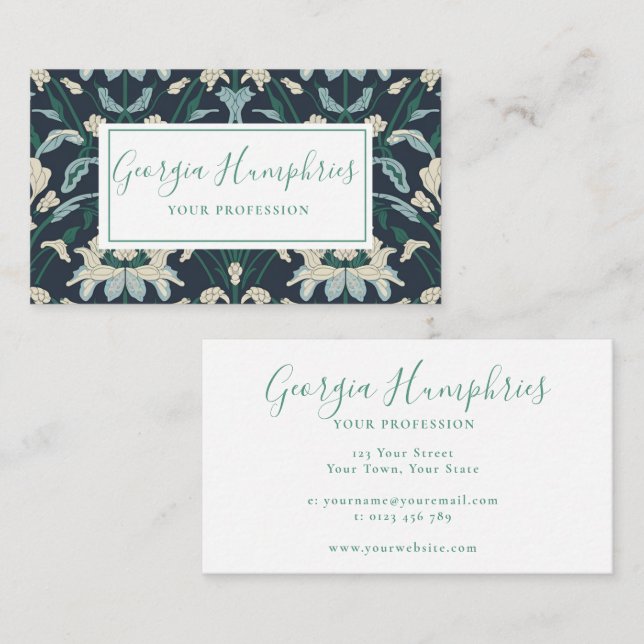 Cool tone Classic Business Card (Front/Back)