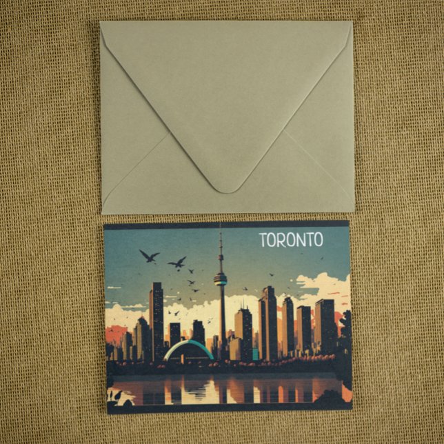 Cool Toronto Canada Skyline  Postcard (toronto canada ontario city view postcard)