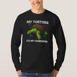 Cool Tortoise For Kids Boys Aquatic Land Reptile T-Shirt