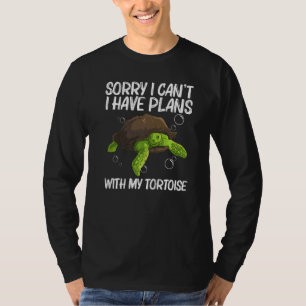 Cool Tortoise For Men Women Aquatic Land Reptile T-Shirt
