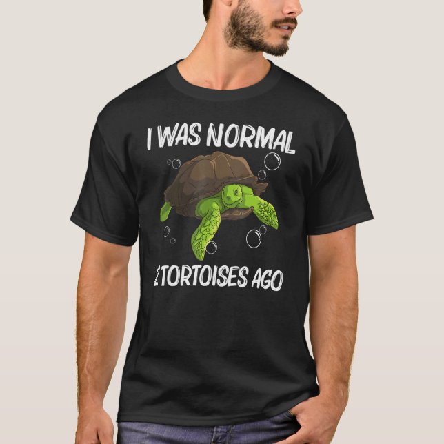 Cool Tortoise For Men Women Aquatic Land Reptile   T-Shirt (Front)