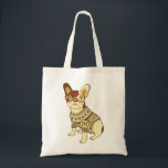 Cool Tote | Cute Tote | Funny Dog<br><div class="desc">cool tote bag,  cute tote bag,  funy dog tote,  dog tote bag,  cute dog,  dog illustration,  dog design,  hipster</div>