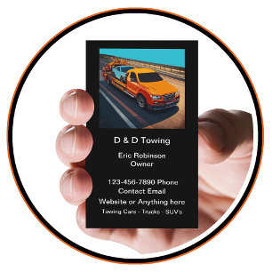 Cool Tow Truck Service  Business Card