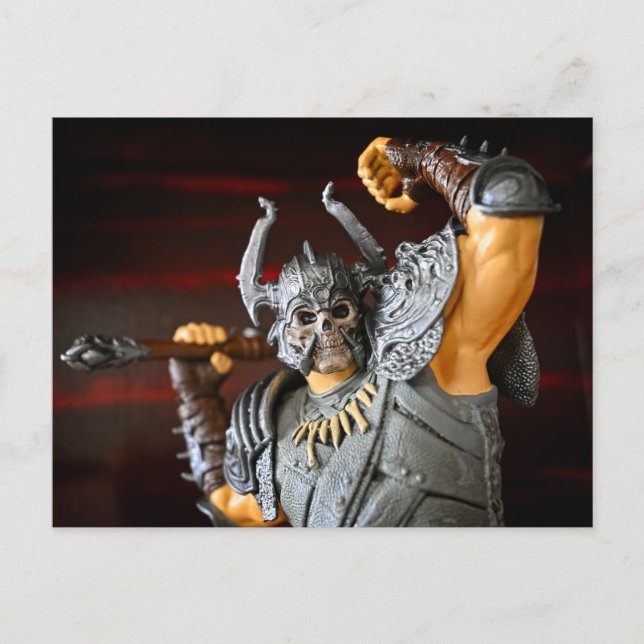 Cool Toy Photography Hero Holiday Postcard (Front)